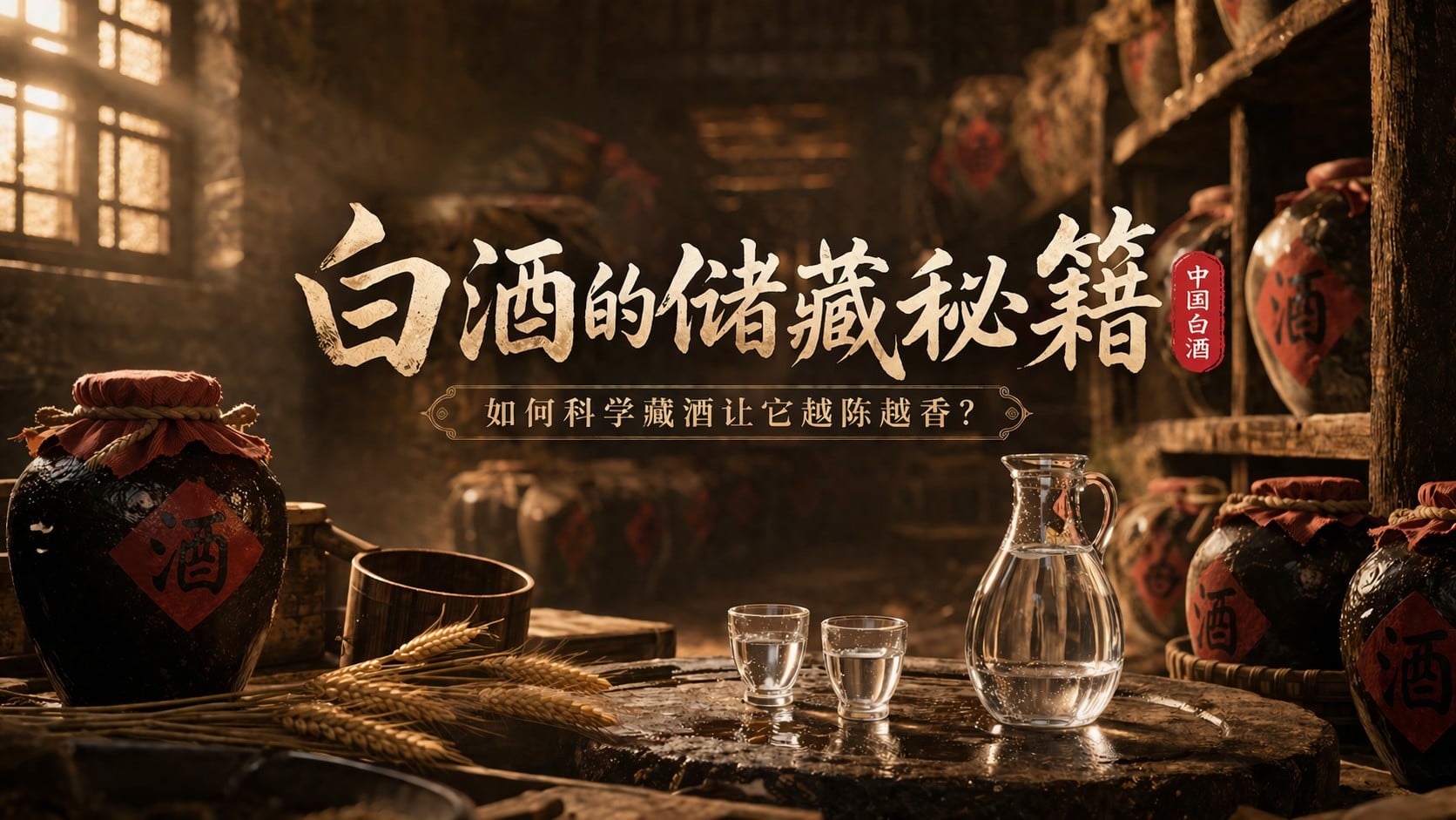 白酒的储藏秘籍:如何科学藏酒让它越陈越香?