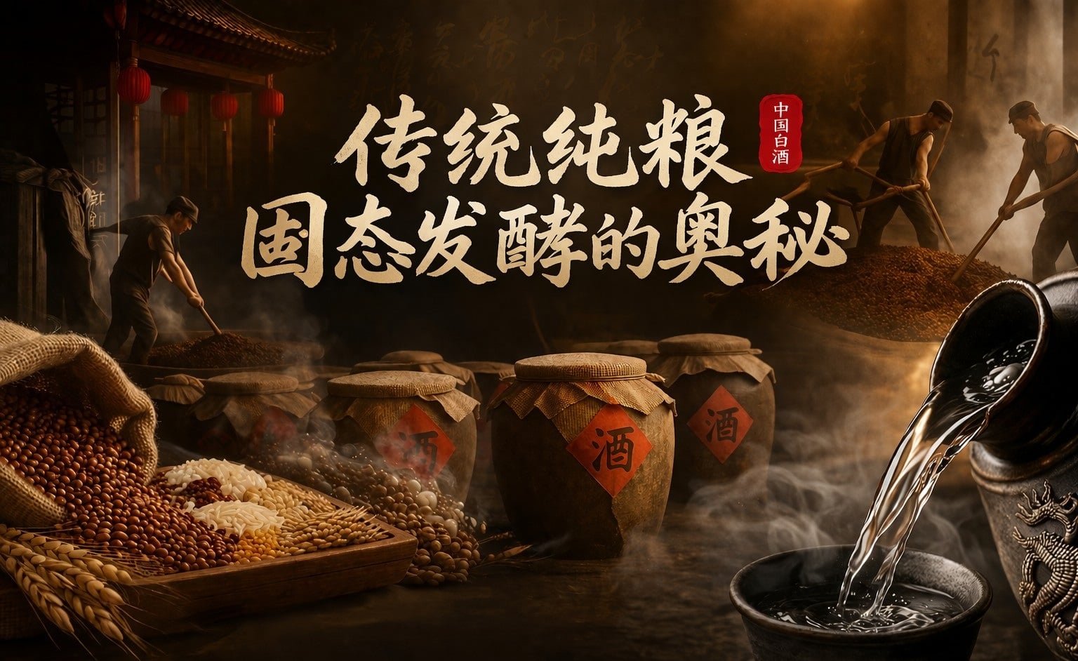 传统纯粮固态发酵的奥秘:探寻中国白酒的品质密码