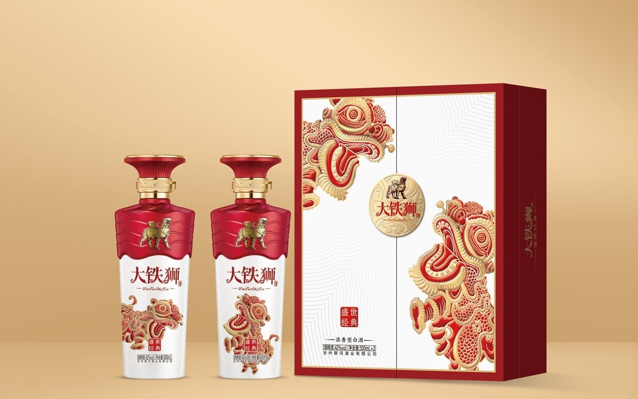 大铁狮·盛世经典 - 沧州御河酒业 (42°) - 高清产品图片